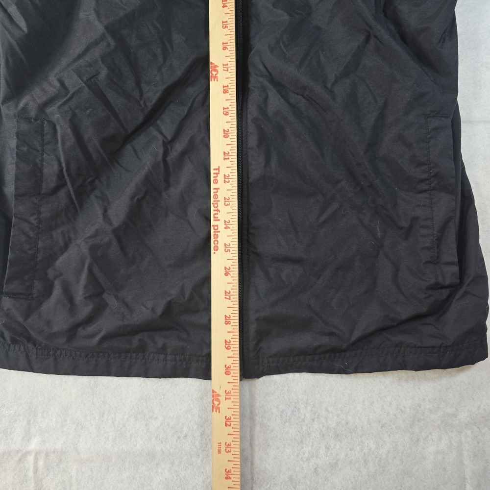 Vtg 90's Nike Navy Blue Windbreaker Track Suit Jacket Pants Silver Tag Stripe L - Picture 11 of 13